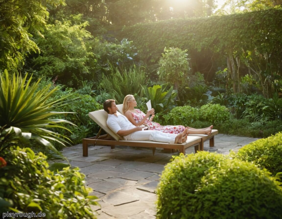 Erotische Aktivitäten im Garten oder auf dem Balkon - FKK im eigenen Garten